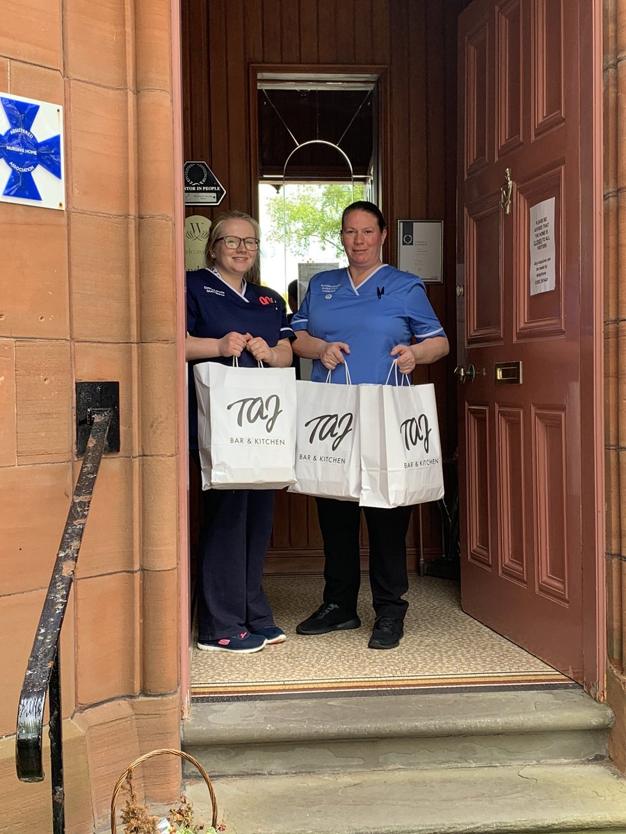 WindyhallH's tweet photo. Thank you to the Taj Bar &amp; Kitchen (Prestwick) for the generous donation today. Very much appreciated. https://t.co/K3zia7K6Ko