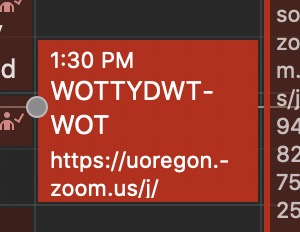 Psychologician's tweet photo. COVID lab productivity tips: Work On That Thing You Don't Want To Work On Time (pronouned wotty'd wot wot). We are all here, together on Zoom, working on those things we don't want to work on. #LabScrum https://t.co/mhTC2d0thP