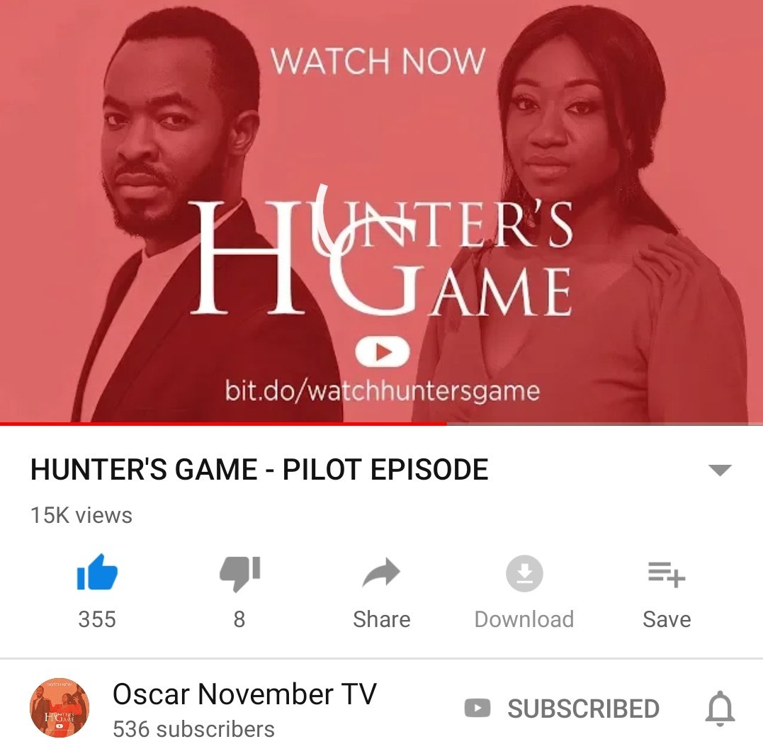 amapsalmist's tweet photo. Whuuuuuutttttt! 15k views &amp; counting!!! The spikeee! In how many days?
Thank you!!! Haven't seen it? See link - 
https://t.co/YhdBxC3Rj0

Cc @Oge_writes @Abdul_TJ
#AMAPsalmist #Director #Filmmaker #Filmmaking #FilmDirector #Films #AfricanFilms #TIA #ThisIsAfrica #HuntersGame #HG https://t.co/pmmmin62DK