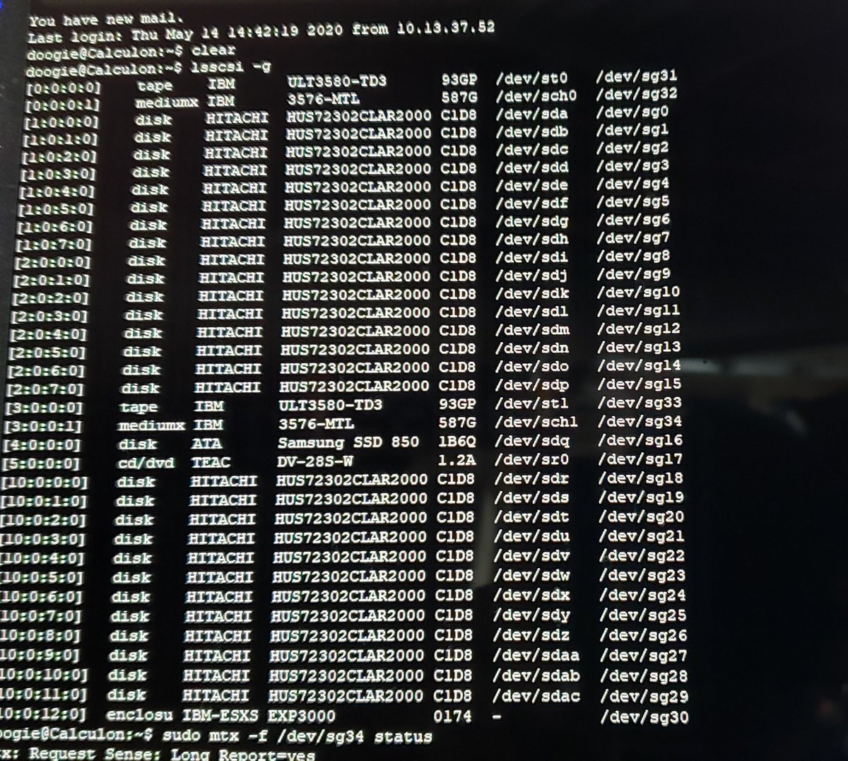 DoogieLabs's tweet image. When your home NAS has to double up on drive letters 😁 #spinningrust 

28x 2TB 7200RPM SAS