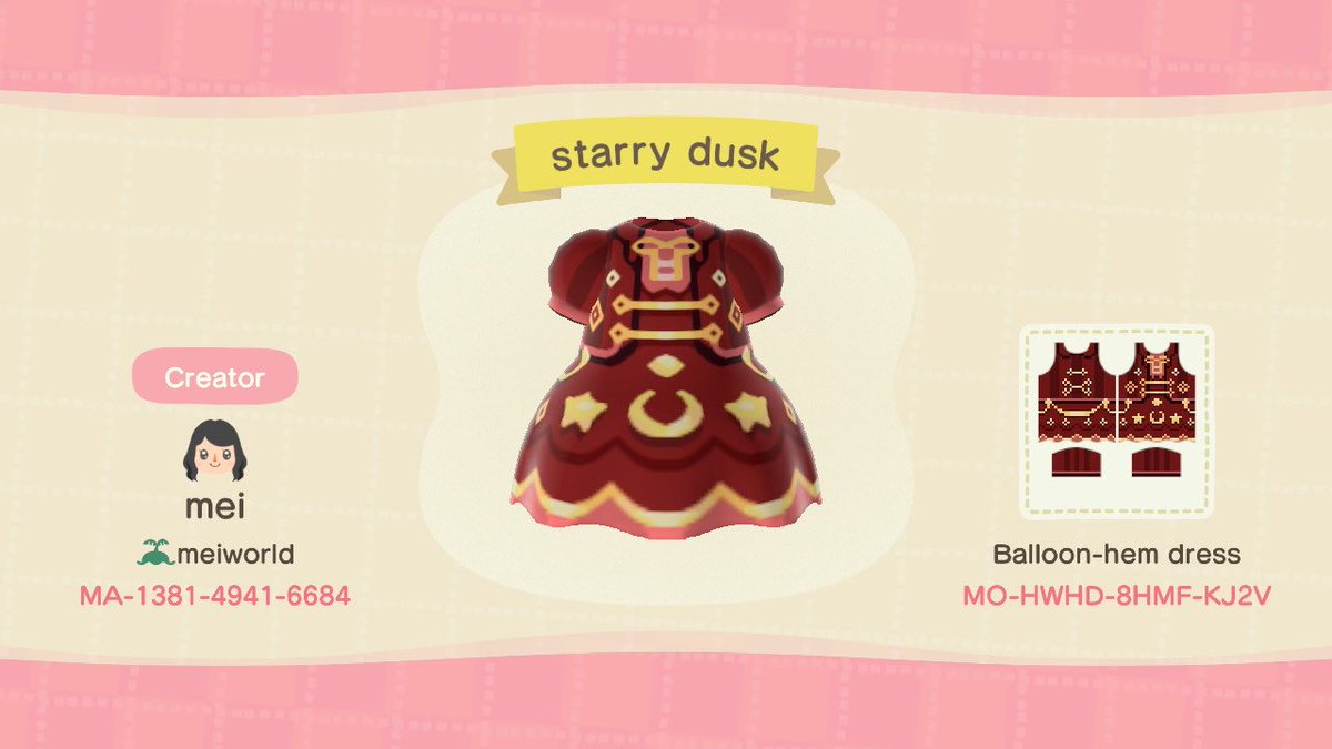 gaynshin_mei's tweet photo. dresses for u and the whole squad π€ #acnhpattern #acqr #AnimalCrossingQrCode #AnimalCrossingDesign #ACNHDesign #AnimalCrossingNewHorizons #AnimalCrossing #AnimalCrossingDesigns #animalcrossingdesignqr https://t.co/1F8tK5DLps