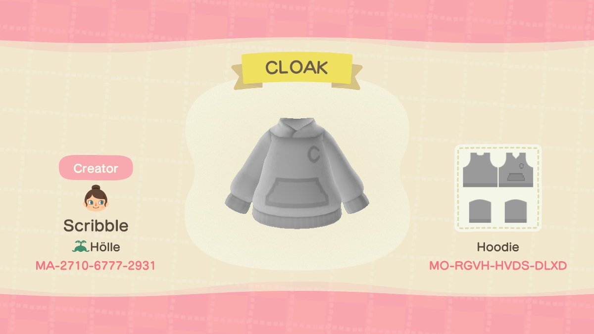 It's Cloak time! What's your favorite Cloak hoodie? #septicslider #AnimalCrossing #ACNH #NintendoSwitch