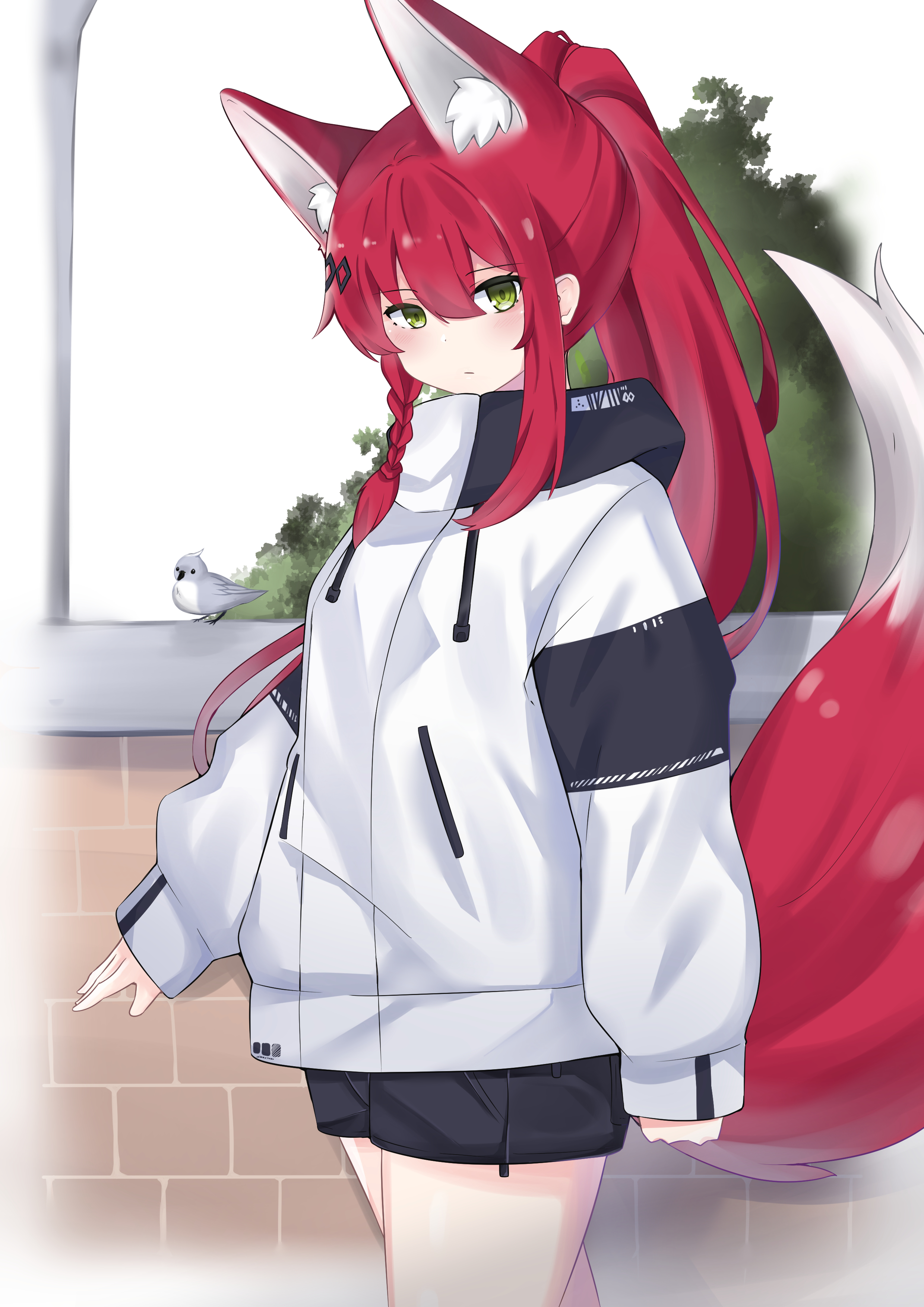 Twitter 上的 Gosong 午後を歩く スマホと指で絵は描ける ショートパンツ 女の子イラスト 狐耳 T Co U4aophmelf Twitter
