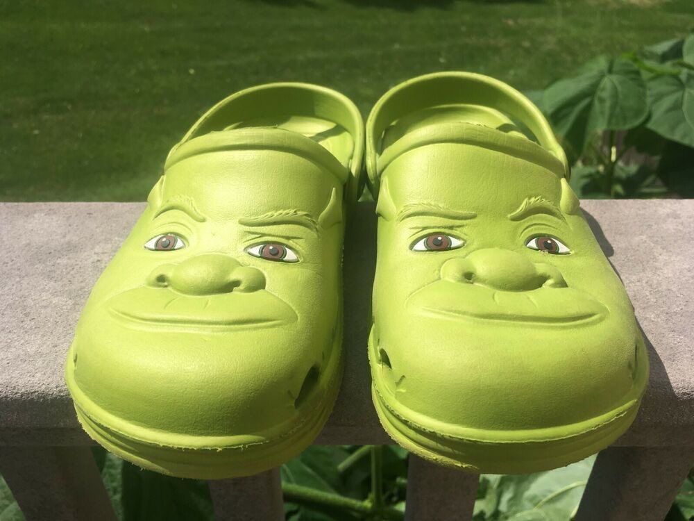 SHREK CROCS! #shrek #crocs #crocsxshrek #theofficialangelt