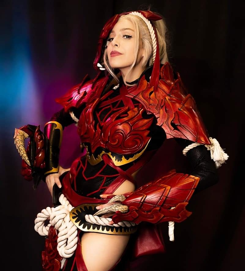 shirahimejust's tweet photo. Holi 
#monsterhuntercosplay #odogaronarmor #evafoamarmor https://t.co/8fbQVUggHK