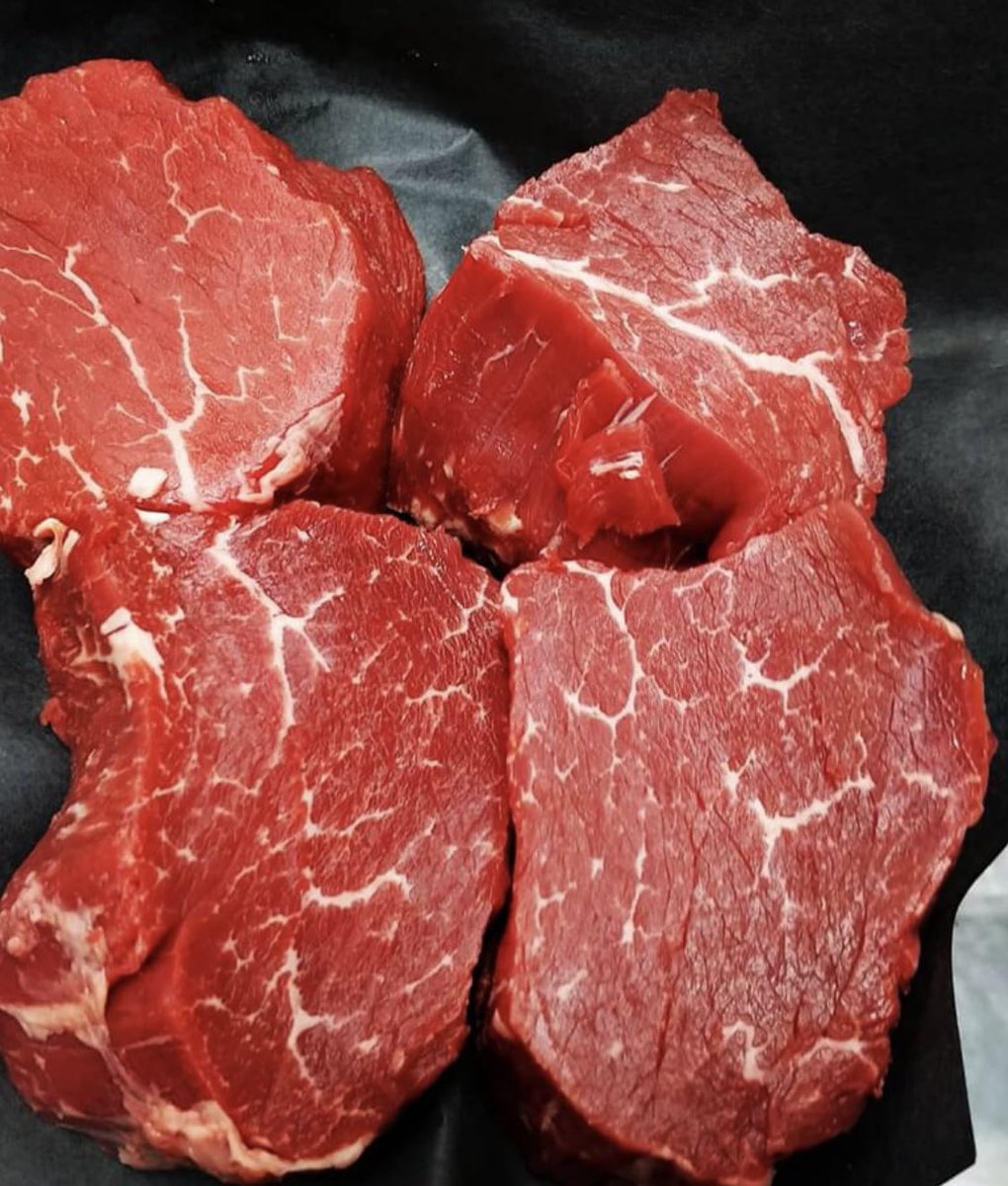 KenFranczek's tweet photo. Look at this marbling! Fresh filet... Everyday!
Open until 6pm today, tomorrow and Saturday! @MeatHeadInc
Happy may long!๐
7664 156 street
๐ฒ780.994.6328
meatheadinc@outlook.com
#YegMeat #yegsmallbusiness #AAAalbertabeef #meatheadinc #bbqlife #beyondsalad https://t.co/C0pOdkph94