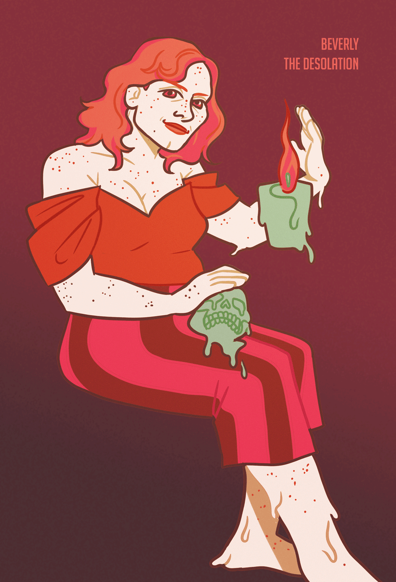 Scotty Yogo Shop Open On Twitter Tma X It The Crossover Part 1 7 Beverly Marsh As An Avatar Of The Desolation Based On The Painting La Madeleine A La