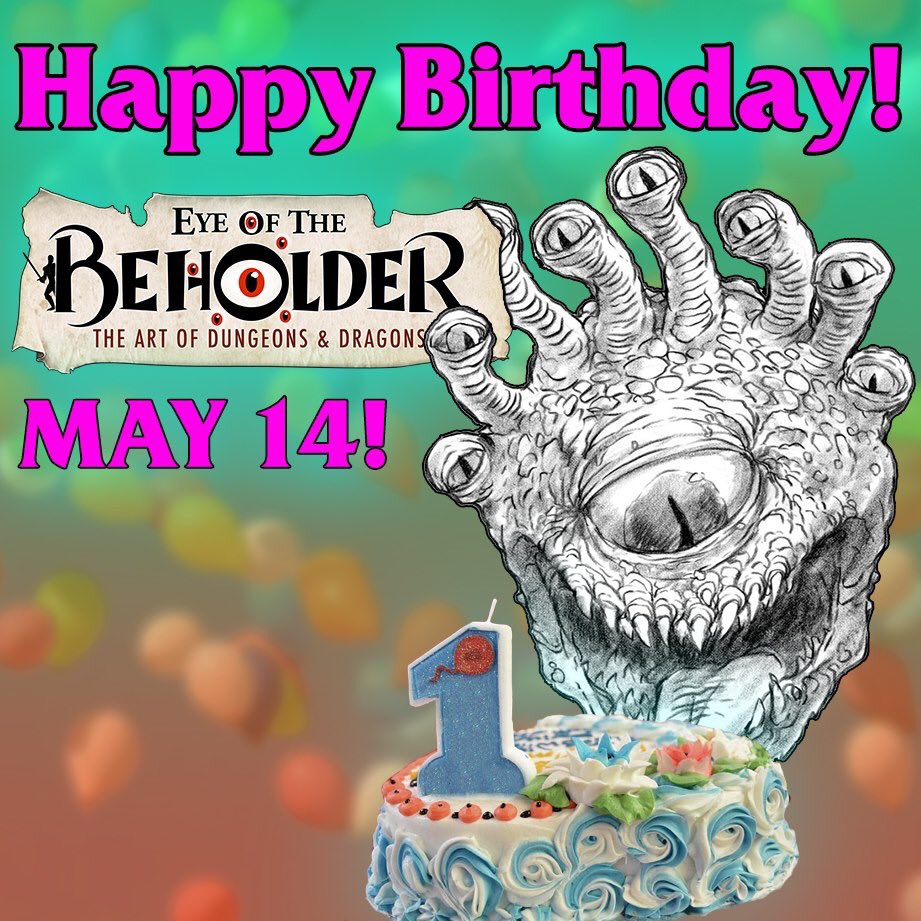 eye_movie's tweet photo. Eye of the Beholder: The Art of D&amp;D is one year old today! We’re leveling up! Thanks to everyone who’s supported the documentary, we really appreciate it! #wotc #DnD #dndart #fantasyart #dnd5e #ttrpg #dungeonsanddragons #documentary #eyeofthebeholder https://t.co/i8zAvqCra7