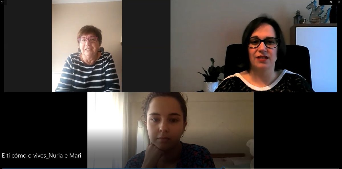 MARCOVigo3's tweet photo. Seguimos preparando o #DIM #DiadosMuseos!
Aquí Iria responsable da Biblioteca @MARCOVigo3 en diálogo interxeracional con Nuria e Mari, voluntarias ONG @GrandesAmigos
@MuseumWeek #MuseumWeek #XuntosMW #MuseumMomentsMW
#museosxigualdade #MuseumsforEquality @IcomOfficiel @IcomEsp https://t.co/1Meg4LANoi