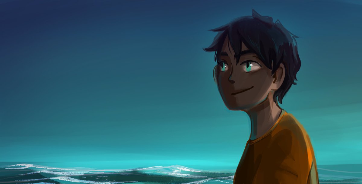 time to post on twitter some of my old Old OLD pjo art bc it still brings me joy: 