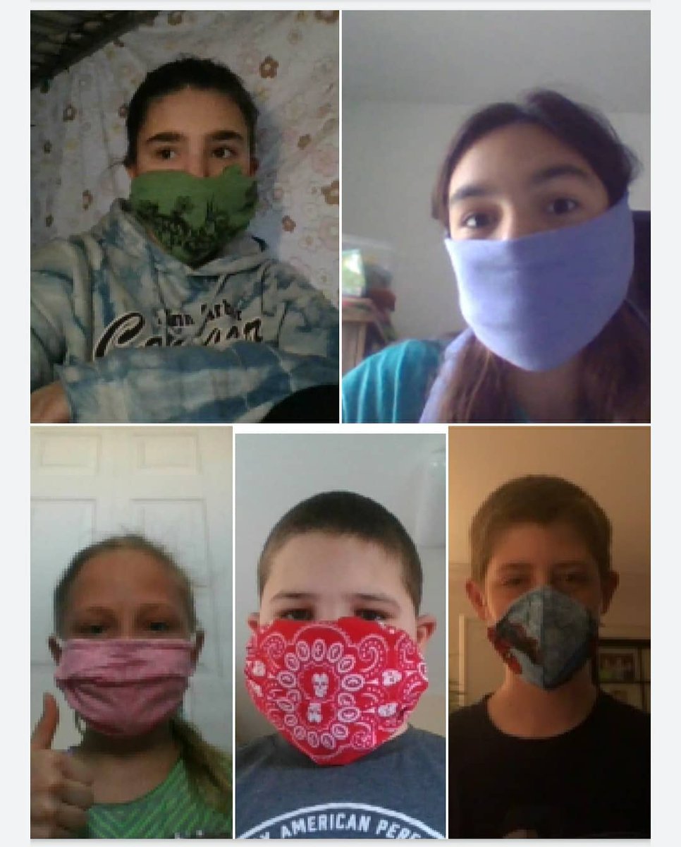 mrssmithmms's tweet photo. Last Week's STEAM Challenge: DIY Face Masks! Well done STEAM students! #PowerUpMMS #MASBigReds https://t.co/b4vnnFXwks
