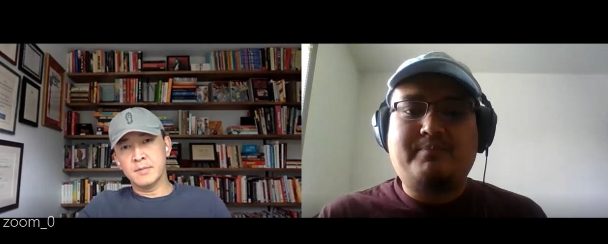 Randall_Kimball's tweet photo. Sneak preview shot of my upcoming interview w/ Pulitzer Prize winning author @viet_t_nguyen for The Banh Mi Chronicles Podcast.  Coming soon! #APIAMonth #APAHM #TheBanhMiChronicles https://t.co/P4bs8prl7W