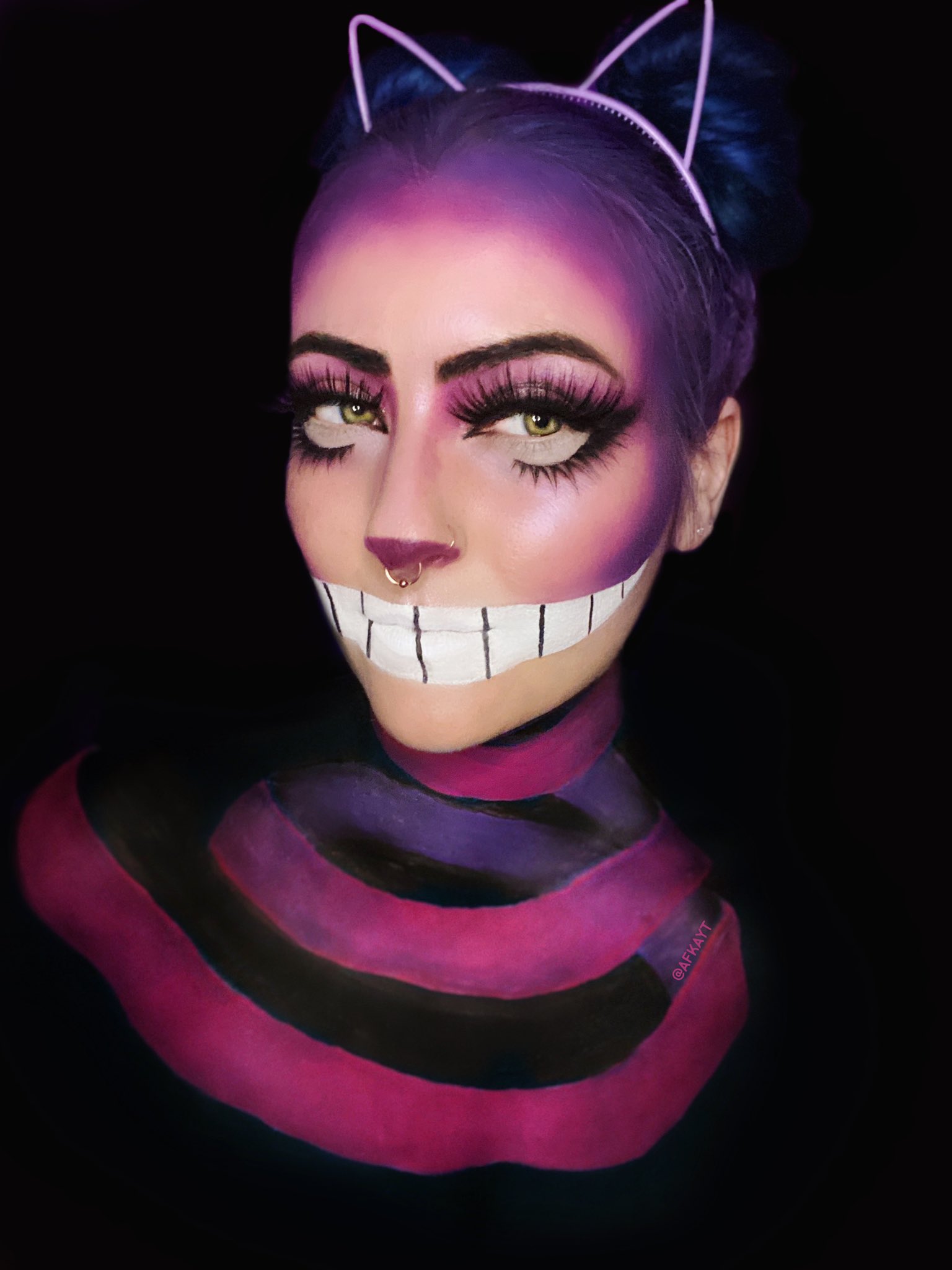 Alice In Wonderland Cat Makeup