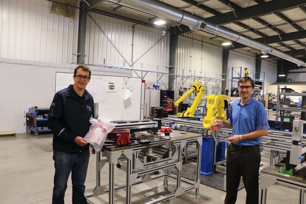 Yesterday I safely visited <a href="/BOSInnovations/">BOS Innovations</a> in Dorchester for a tour of their advanced manufacturing facility. They’re now producing face shields and are a great example of #OntarioSpirit!