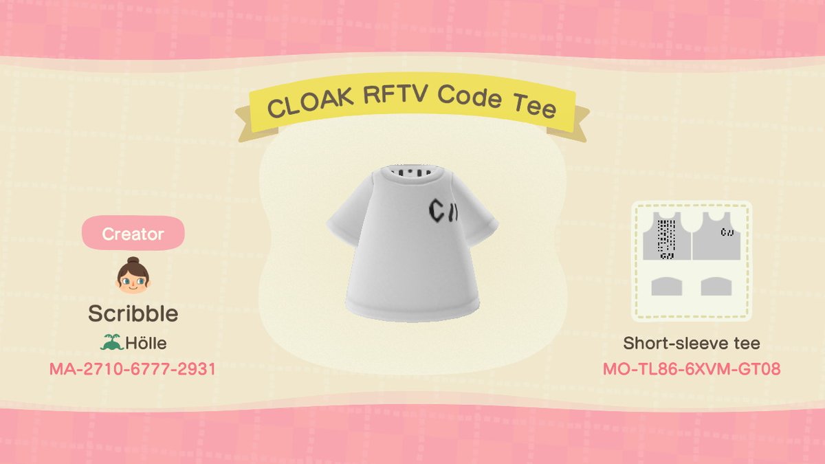 mtvscribs's tweet photo. Have a design of my favorite Cloak shirt! #septicslider #AnimalCrossing #ACNH #NintendoSwitch https://t.co/MBlrRRKEw6