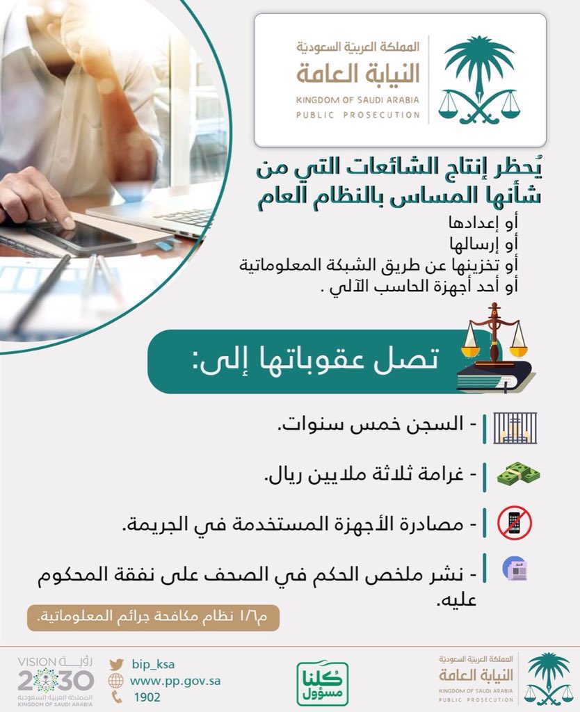 نظام مكافحة الجرائم المعلوماتية في المملكة العربية السعودية