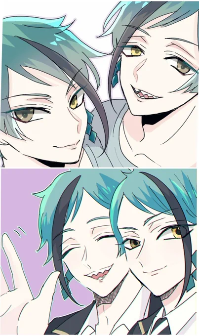 #繋がらなくていいから俺の描くリーチ兄弟を見てくれ

素敵なタグを見つけたので??まだ全然ないけど…?? 