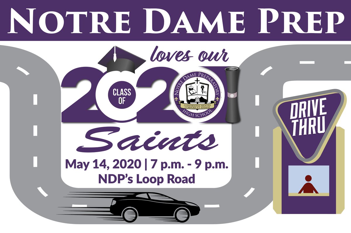 Looking forward to photographing <a href="/NDPSaintsNews/">NDPSaintsNews</a> Seniors FROM A DISTANCE as they receive their diplomas tonight during the drive thru #StayInYourCar #PeakImagePhoto  See you starting at 7pm!