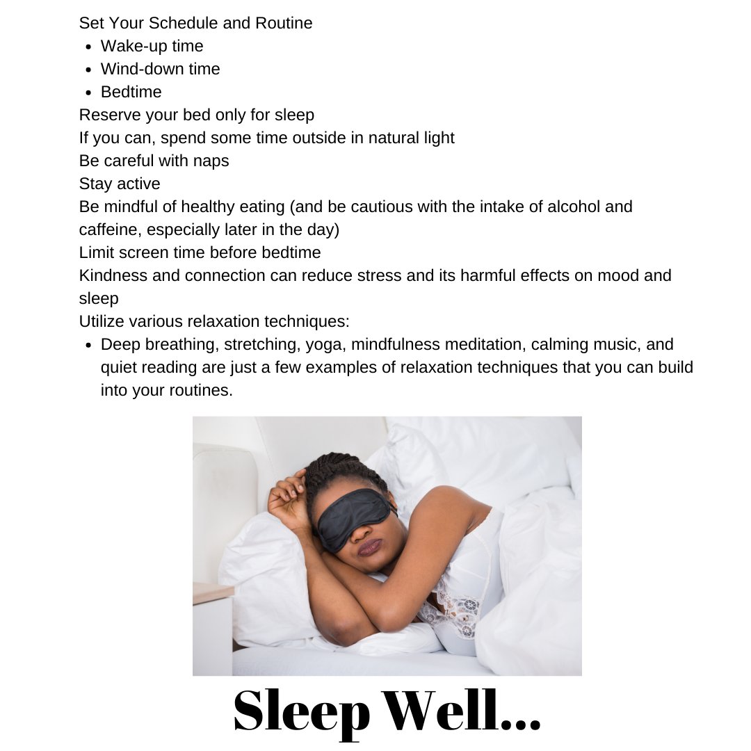 SdUrbanBeats's tweet photo. I have been having trouble with sleep throughout this pandemic, myself. We all know that staying healthy is important during this time. However, sometimes I think we forget that regular sleep is an important part of staying healthy (both mentally and physically): https://t.co/Je4jaiDR5a