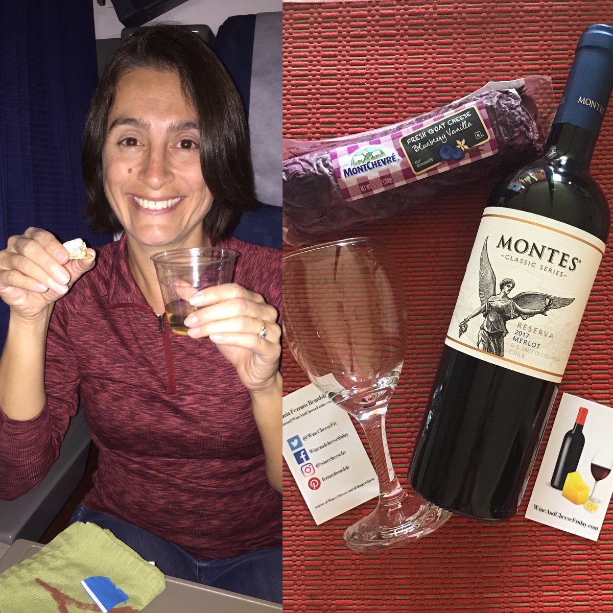 WineCheeseFri's tweet photo. Join Maria tomorrow night at 5pm Eastern as she pairs WineAndCheese Live on her college alumni Facebook page! https://t.co/W5g2OydUBE #worcesterstateuniversity #facebooklive #livestream #wineandcheesefriday #wininghourchat https://t.co/e0RgOufHf0