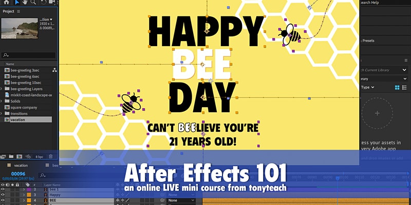 DemoHippo's tweet photo. Need animation skillz? Always wanted to try your hand at After Effects but felt intimidated? @TonyTeach is giving a 4 hour beginners class this Saturday, and on the 30th. I might be there myself. https://t.co/4UOpa81oaH #aftereffects #animation  #motiongraphics #videomarketing https://t.co/gKOx96OpPw
