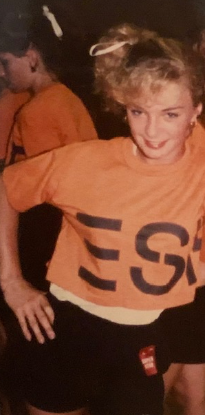 KellyKnight5's tweet photo. Day 4 @mckamyms faculty youth guess was none other than our beloved Mrs. Snow, who is retiring this year. Do you know who this 80s LADY is? The eyes give it away, I think. #LISDChat #StartWithHi #WeAreMcKamy https://t.co/yEXBIETBC4