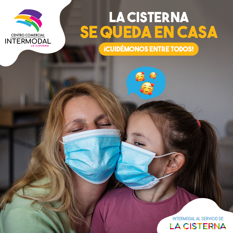 Int_LaCisterna's tweet photo. Durante esta cuarentena, recuerda salir solo si es necesario y en caso que debas hacerlo usa mascarilla y guantes.
Recuerda que en Centro Comercial Intermodal #LaCisterna mantendremos abiertos nuestros servicios básicos.
#TodoPasaEnIntermodal #QuedateEnCasa https://t.co/y3o5vbGKwb