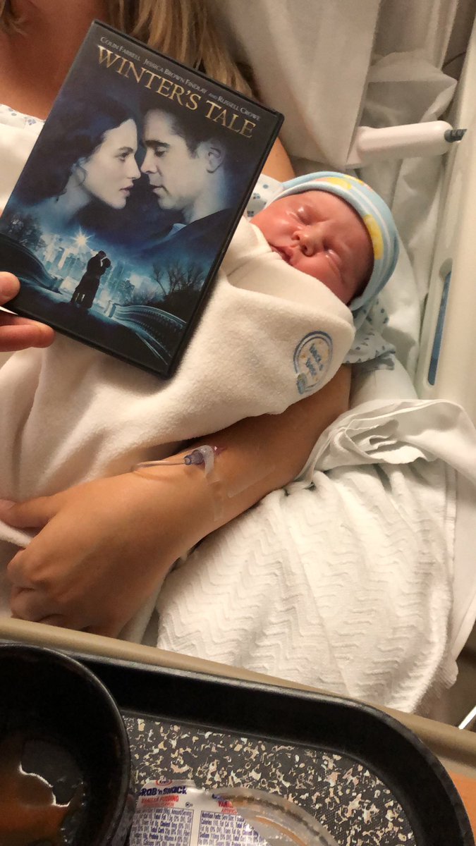 baseball10jc's tweet image. Not even a stay at the hospital for the birth of my daughter Ava can stop the watching! Day 37 of 43 days of @russellcrowe Winters Tale