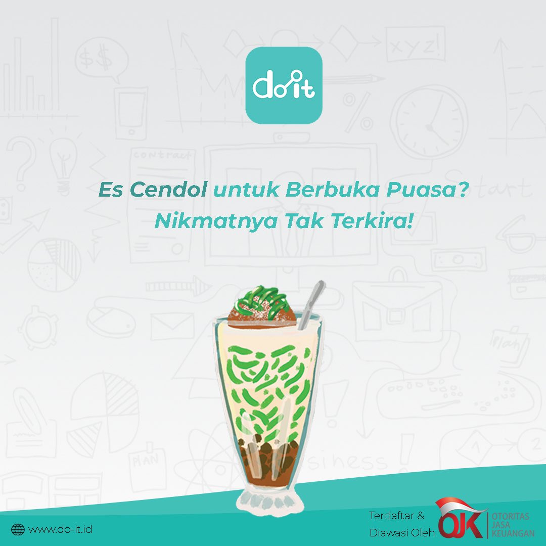DoIt_Glotech's tweet photo. Minuman yang satu ini bukan hanya menyegarkan, rasanya yang manis juga baik untuk tubuhmu bila dinikmati saat berbuka puasa.
.
#MinumanNusantara #BersamaDoIt #FintechIndonesia #KaryaAnakBangsa #MajuBersama #ResmiOJK https://t.co/aBgyIbBvoz