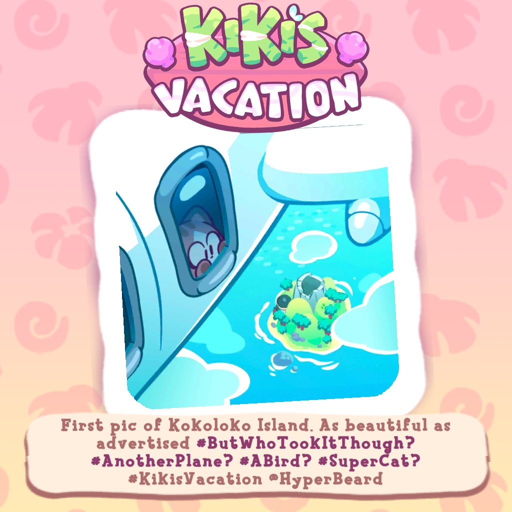 cats_404's tweet photo. Yeeeeei...!!! Finalmente está aquí! Kemosion!! (ノ◕ヮ◕)ノ*.✧
First pic of Kokoloko Island. As beautiful as advertised #ButWhoTookItThough? #AnotherPlane? #ABird? #SuperCat? #KikisVacation @HyperBeard https://t.co/PfI0qTMHzE https://t.co/rImxhzXVqh