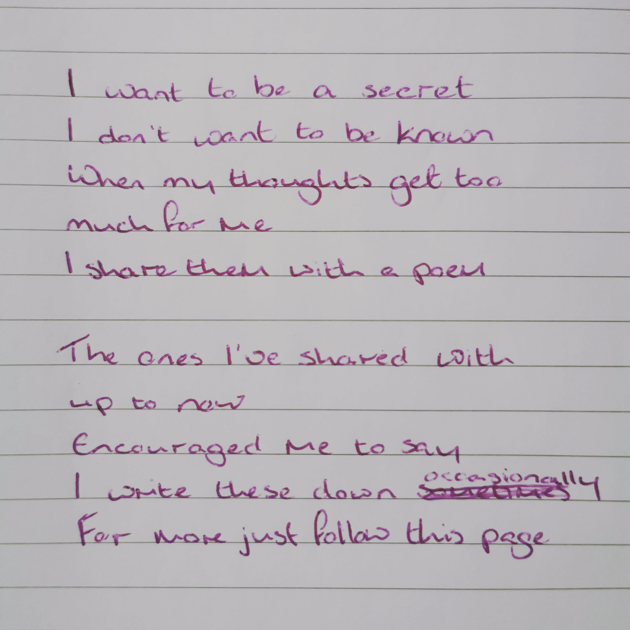 Whenmythoughtsrhyme Allow Me To Introduce Myself Poem Poetry Originalpoetry Handwritten T Co Ccmialkp3x Twitter