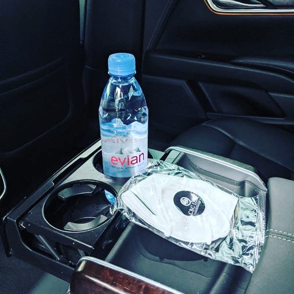 cbcluxeCT's tweet photo. Added sanitation methods plus complimentary masks.  #COVID #carservice #privatejet #cadillac #setx #chauffeur https://t.co/BpGvzElzhV