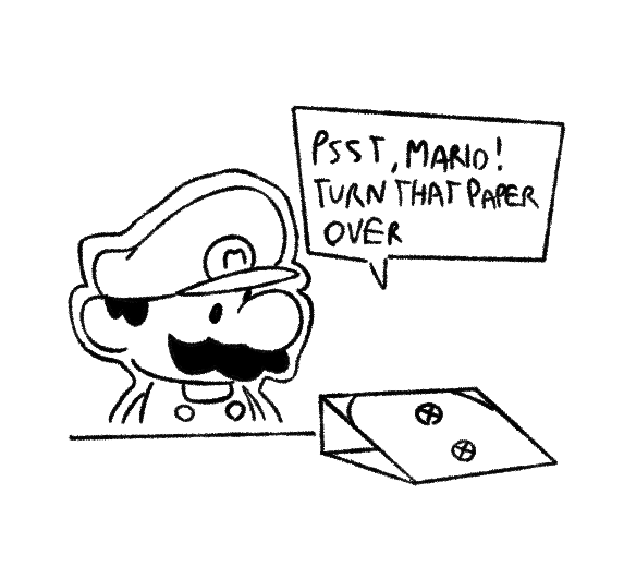 I'm not sorry #PaperMarioTheOrigamiKing 