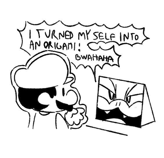 I'm not sorry #PaperMarioTheOrigamiKing 