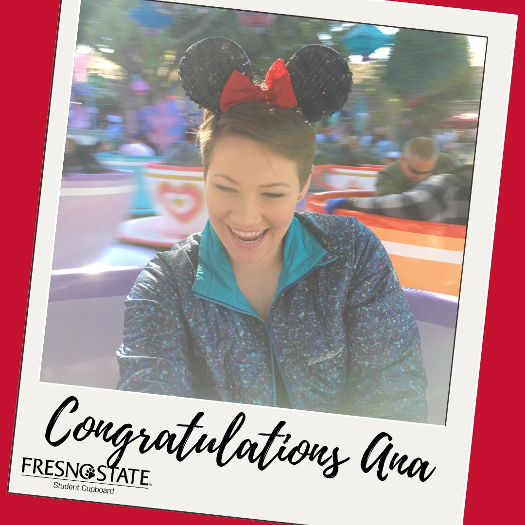 StudentCupboard's tweet image. The Student Cupboard wants to congratulate our #FresnoStateGrad student assistants. Thank you for providing #FSFoodSecurity to our students on campus, and congratulations on your accomplishments.