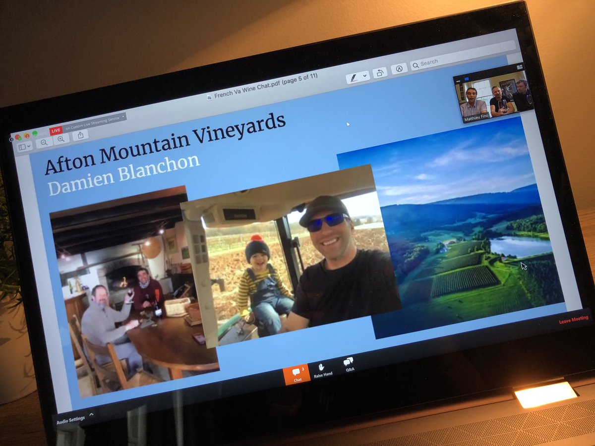 Damien Blanchon, winemaker at <a href="/AftonMountain/">AftonMtnVineyards</a> Vineyards: «Making wine is a culture, not a business plan you decide to get into.»