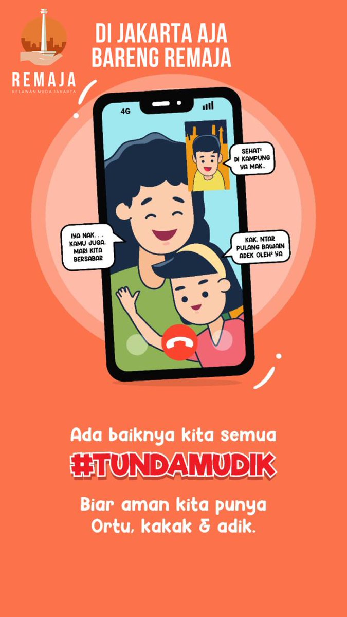 Untuk sementara kita bisa kirim oleh2 atau transfer salam tempelnya dulu ya guys supaya kita dan keluarga kita tercinta tetap sehat! #tundamudik #remajadukungtundamudik #sayangikeluarga