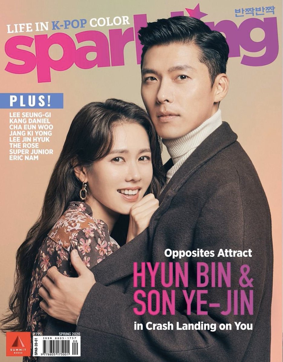 SparklingMag's tweet photo. Our Spring 2020 issue features the biggest K-Drama of the season: #CrashLandingOnYou’s #HyunBin &amp; #SonYeJin + #KimMyungSoo! PLUS: #EricNam, #TheRose, #LeeJinHyuk, #KangDaniel, #SB19, #SuperJunior, #LeeSeungGi, #ChaEunWoo, #JangKiYong, #HaSungWoon, #KimJaeHwan, and #MOMOLAND!✨ https://t.co/wwd28xIxWT