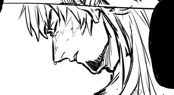 描いたものの8割お顔が隠れてしまうンデさん 