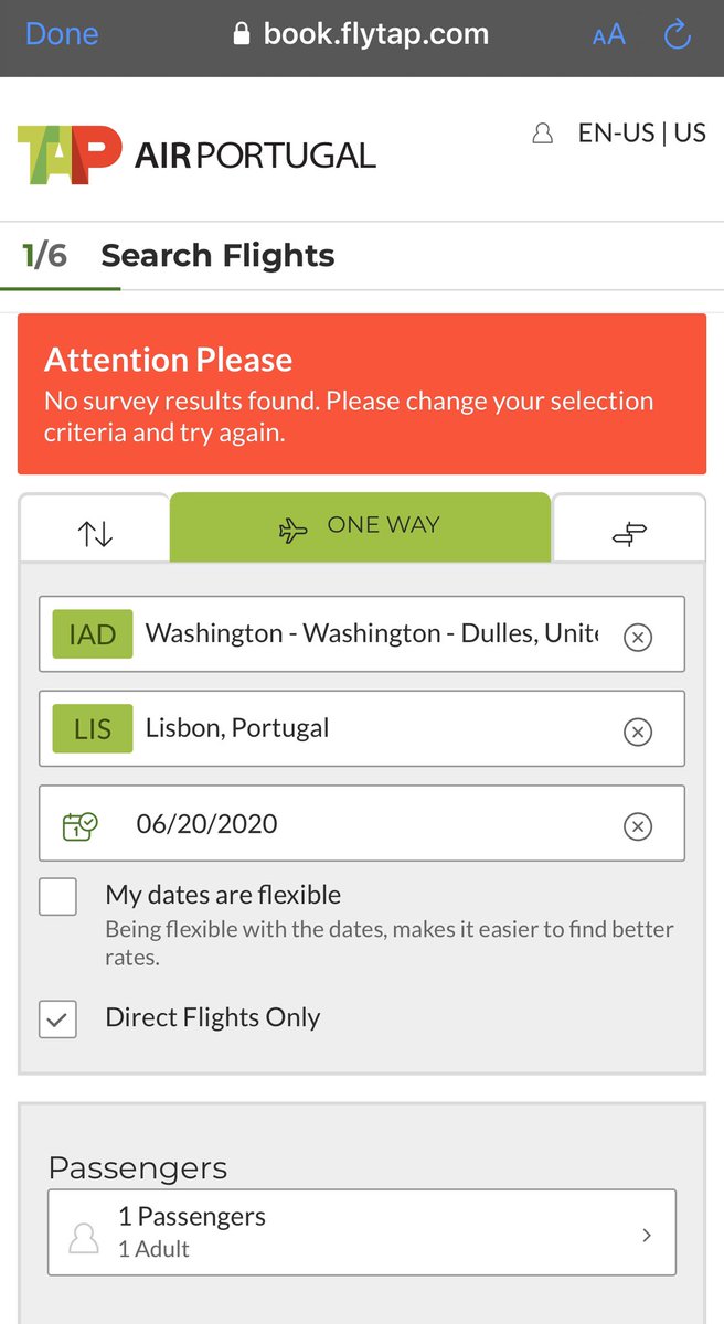 AirlineFraud's tweet photo. So @tapairportugal doesn’t refund cancelled flights, in direct conflict with EU and US regulations? @TAPair_Lawsuit here’s my reservation but if I log out there are no flights. Hmmm? https://t.co/0Vf2WGqd5x