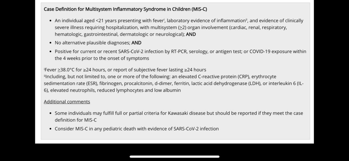 #PedsICU peeps! 

Advisory from the CDC about #PIMSTS (now called “MIS-C”) from #COVID19 in kids

emergency.cdc.gov/han/2020/han00…