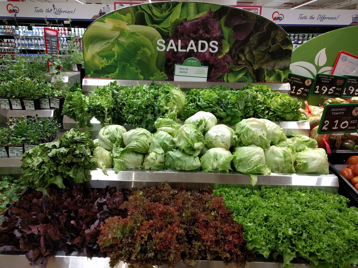 OlootepesF's tweet photo. We are happy to announce that our #100%organic #AllTaste #NoWaste live lettuces and pakchoi are now for sale at a 5th @CarrefourKe outlet, namely @VillageMarket https://t.co/gGwvRtkHMd