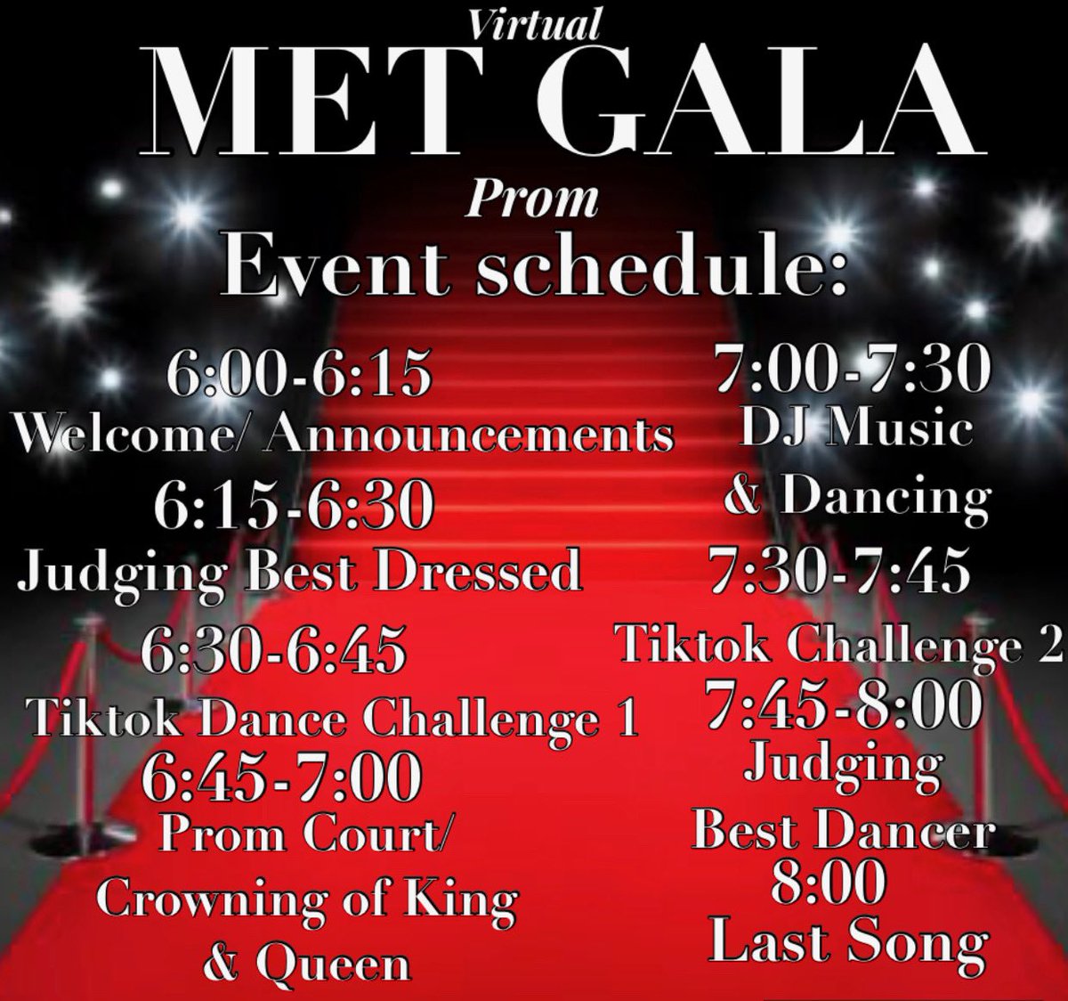 CmhsGov's tweet photo. Last Minute Virtual Prom Details !! ❤️ https://t.co/T4T7bBEpmf