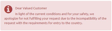 AeBham's tweet photo. woke up to this disappointing message from @Twajudi, request "REJECTED TO RECEIVE". I hope normal flights will resume from 6th June onward.
@MoFAICUAE @ICAUAE #COVID19 #StaySafe  #خليك_في_البيت https://t.co/s3n1NXhF9l