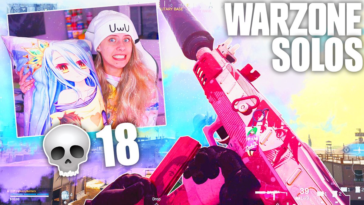 NoisyButters's tweet photo. *NEW VIDEO* im not a BR person but I'm learnin Warzone Solos and i choked a win, feel free to laugh at me, also usin anime guns! Enjoy ~

THE POWER OF ANIME IN WARZONE SOLOS ... and I choked a 19 kill win okokok (Warzone Rage kinda?) https://t.co/7yRmVwj7Tk https://t.co/sjKQYk2asY