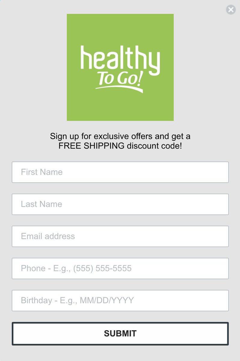 ToGoBrands's tweet photo. Sign up for exclusive offers and get a FREE SHIPPING discount code for your purchase!
https://t.co/sWiYt5jm4O https://t.co/vLeyiqKNIF