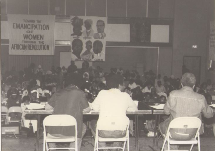 AAPRP's tweet photo. Founding Meeting of the All-African Women's Revolutionary Union (A-AWRU) as the Women's Wing of the A-APRP in 1980
#AAWRUat40 #RevolutionaryAfricanWomen #BuildTheAAWRU #JoinTheAAPRP https://t.co/ipNpbGYkYG