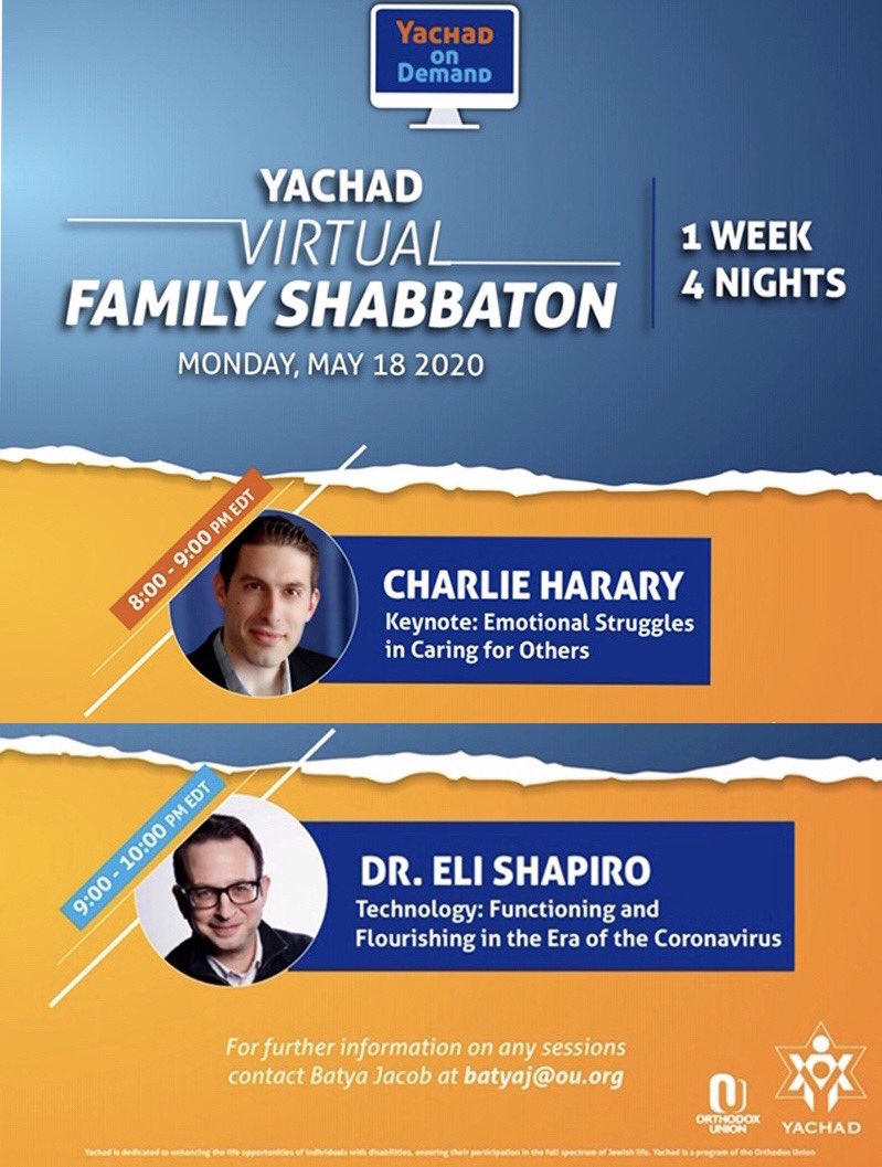 Looking forward to speaking for ⁦<a href="/OrthodoxUnion/">Orthodox Union</a>⁩ ⁦<a href="/YachadNJCD/">Yachad</a>⁩ on Monday. ⁦<a href="/Ahronrosenthal/">Ahron Rosenthal</a>⁩ ⁦<a href="/CharlieHarary/">Charlie Harary</a>⁩