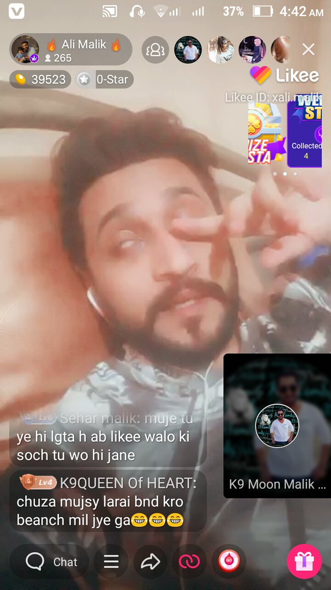 Shobiarian's tweet image. #Likeeapp 🔥 Ali Malik 🔥 is broadcasting a Magic Li...&amp;gt;&amp;gt; s.likee.video/sid/711869509_…