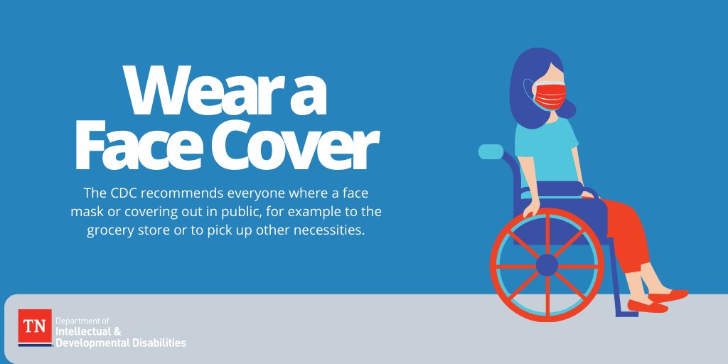 DDA_TN's tweet photo. Cloth face masks or covers are meant to protect other people in case you are infected with #COVID19. CDC says the virus may be spread by people who are not showing symptoms. Do your part. Get more guidance from @CDCgov at this link: https://t.co/KqmKUuebP5 https://t.co/6P4atAJuhx